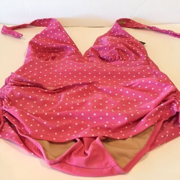 Pink Polka Dot Bikini Merona NWT SZ M - Picture 1 of 8
